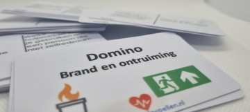 Domino brand en ontruiming