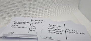 Domino brand en ontruiming