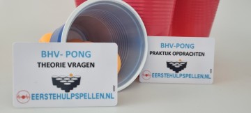 Kaarten voor EHBO-/BHV-pongspel