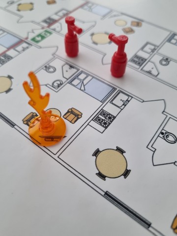 Tabletop plattegrond verzorgingstehuis