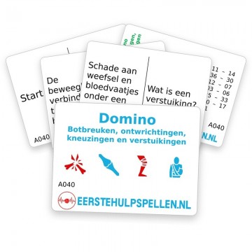 Botbreuken en verstuikingen domino