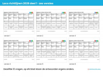 Loco richtlijnen 2026 deel 1