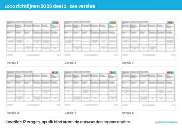 Loco richtlijnen 2026 deel 2