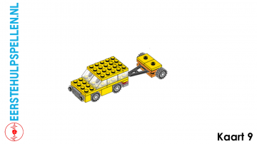 Portofoon training auto met caravan